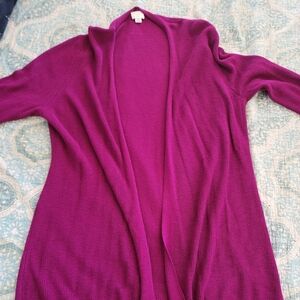 a new day Rich Purple Knit Cardigan